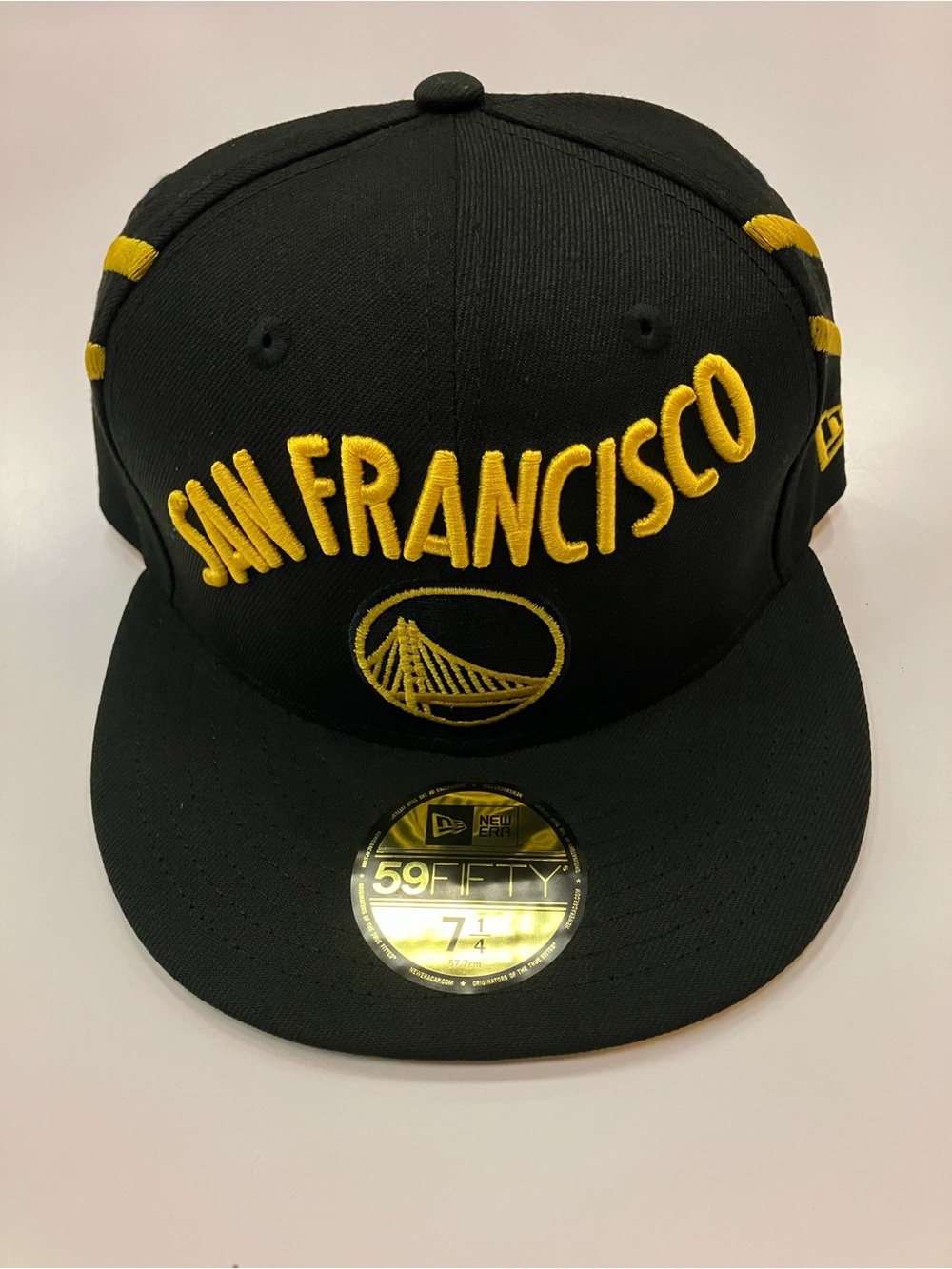 Golden State Warriors Fitted City Edition Hat 7 1/4 NWT